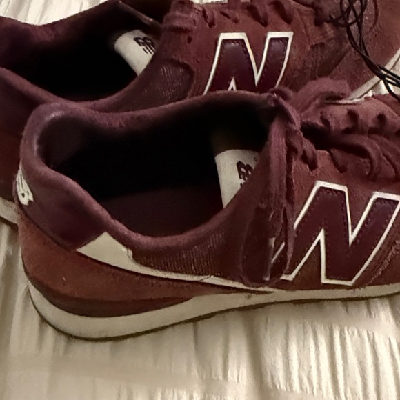 New Balance 696 Women's Deep Red Burgundy Free People - Anthropologie - 9 - Picture 3 of 13